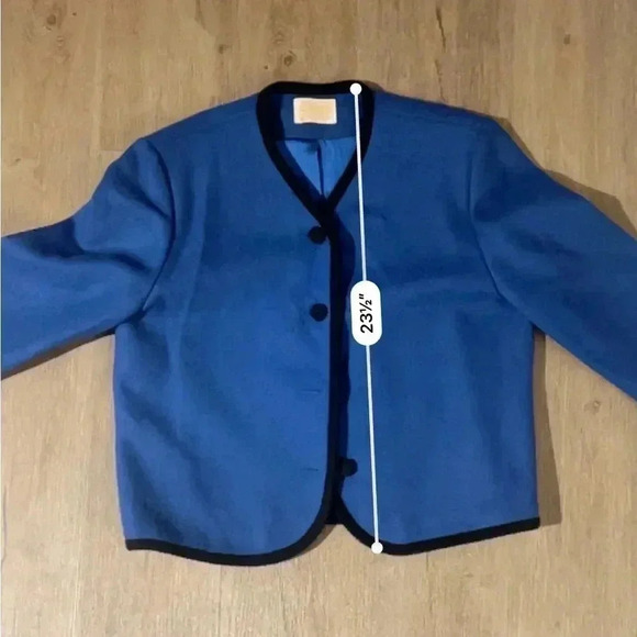 Pendleton vintage jacket - 100% wool made in the USA - blue and black - size 12 - Picture 13 of 13